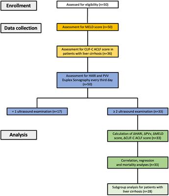 Hepatic perfusion as a new predictor of prognosis and mortality in critical care patients with acute-on-chronic liver failure